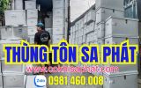 Thùng tôn công nghiệp tại Cần Thơ – Đặt hàng nhanh, xưởng sản xuất uy tín Sa Phát