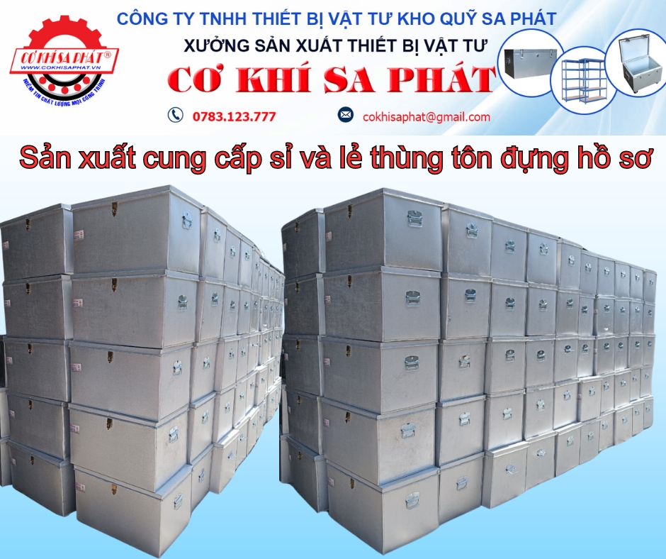 thùng tôn đựng hồ sơ